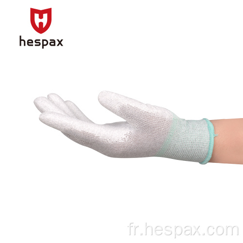 Gants de main en revêtement en fibre de carbone HESPAX Gants de la main